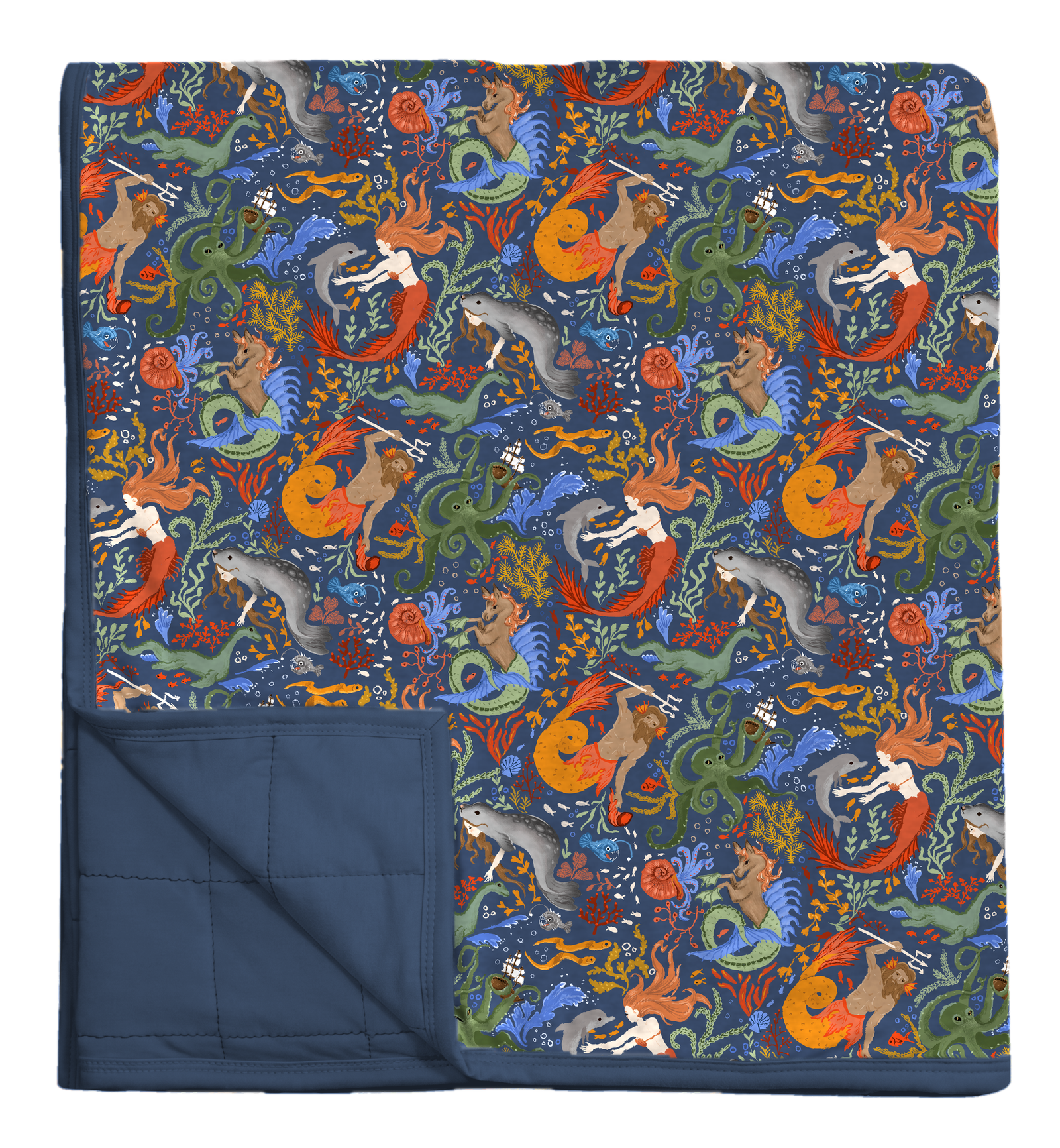 Under the Seaologie Quilted Oversized Blanket product mock