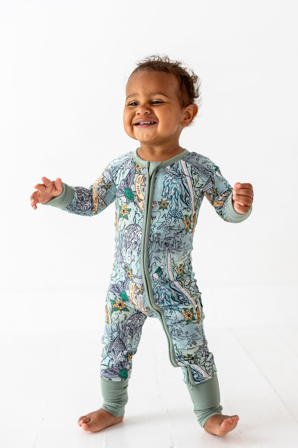 Map of Rivendell™ Zip Romper — lifestyle