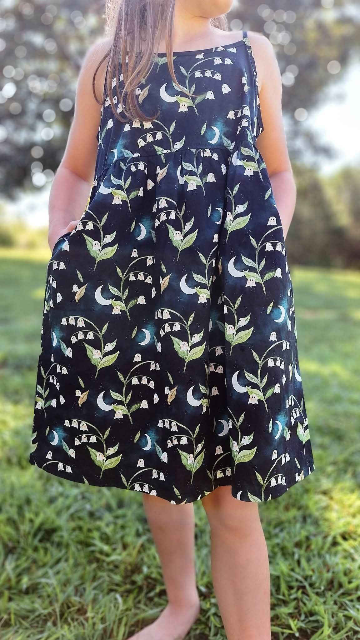 Boo Bells in Moonlight Kids Wander Dress