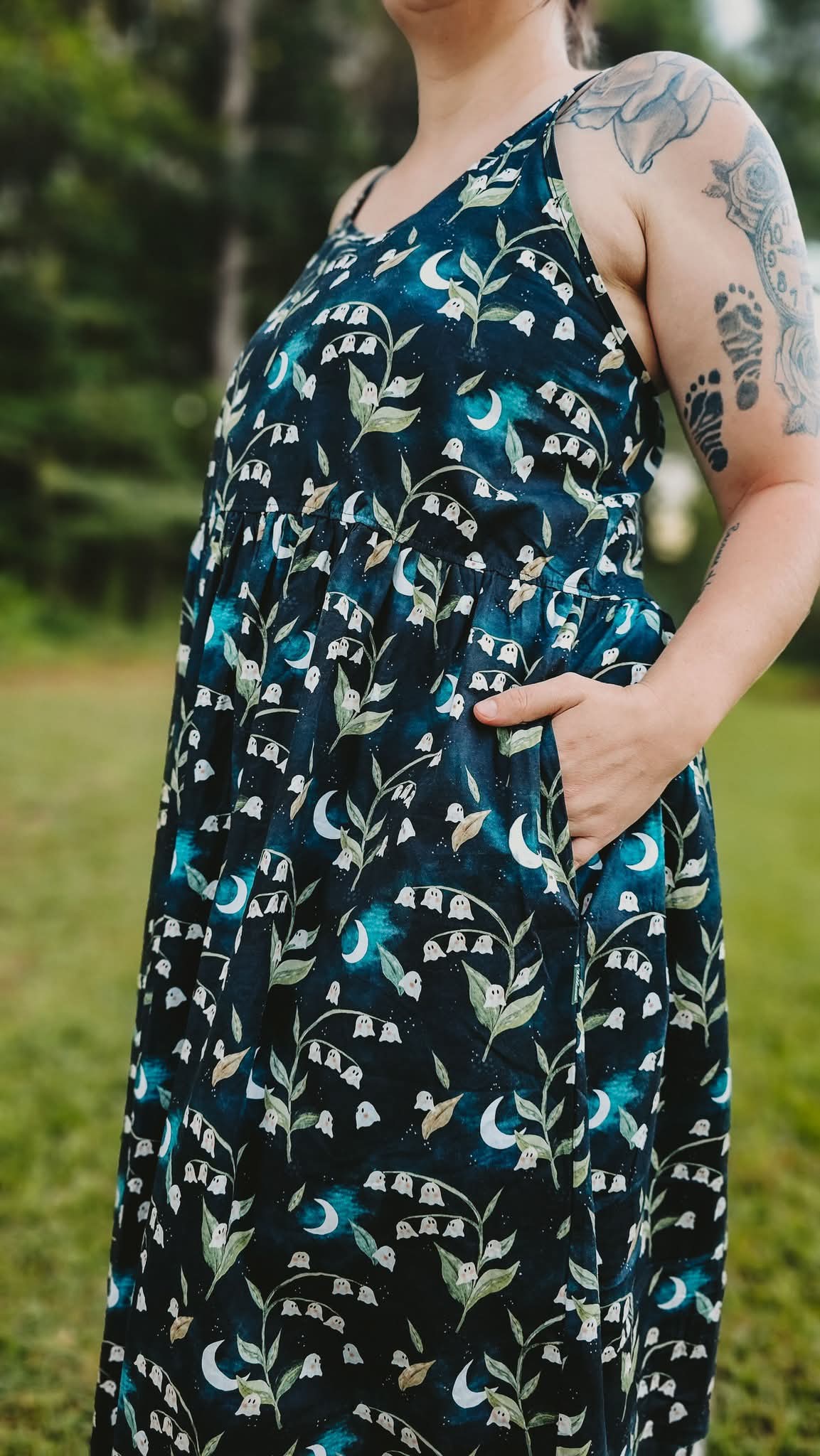 Boo Bells in Moonlight Women's Wander Dress