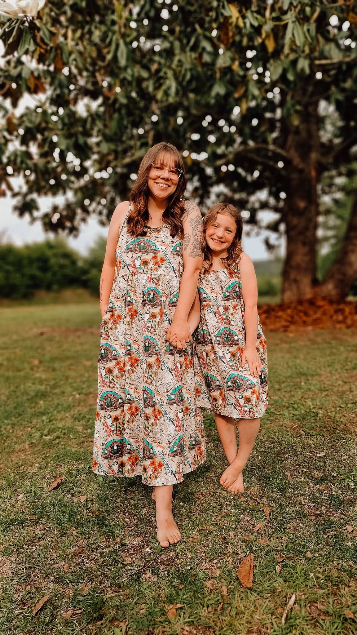 The Lord of the Rings™ Map of the Shire Kids Wander Dress (Big Kid)