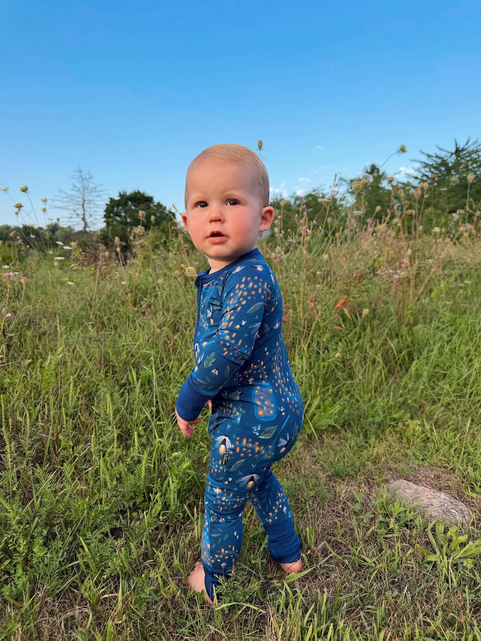 Lightning Catcher Zip Romper