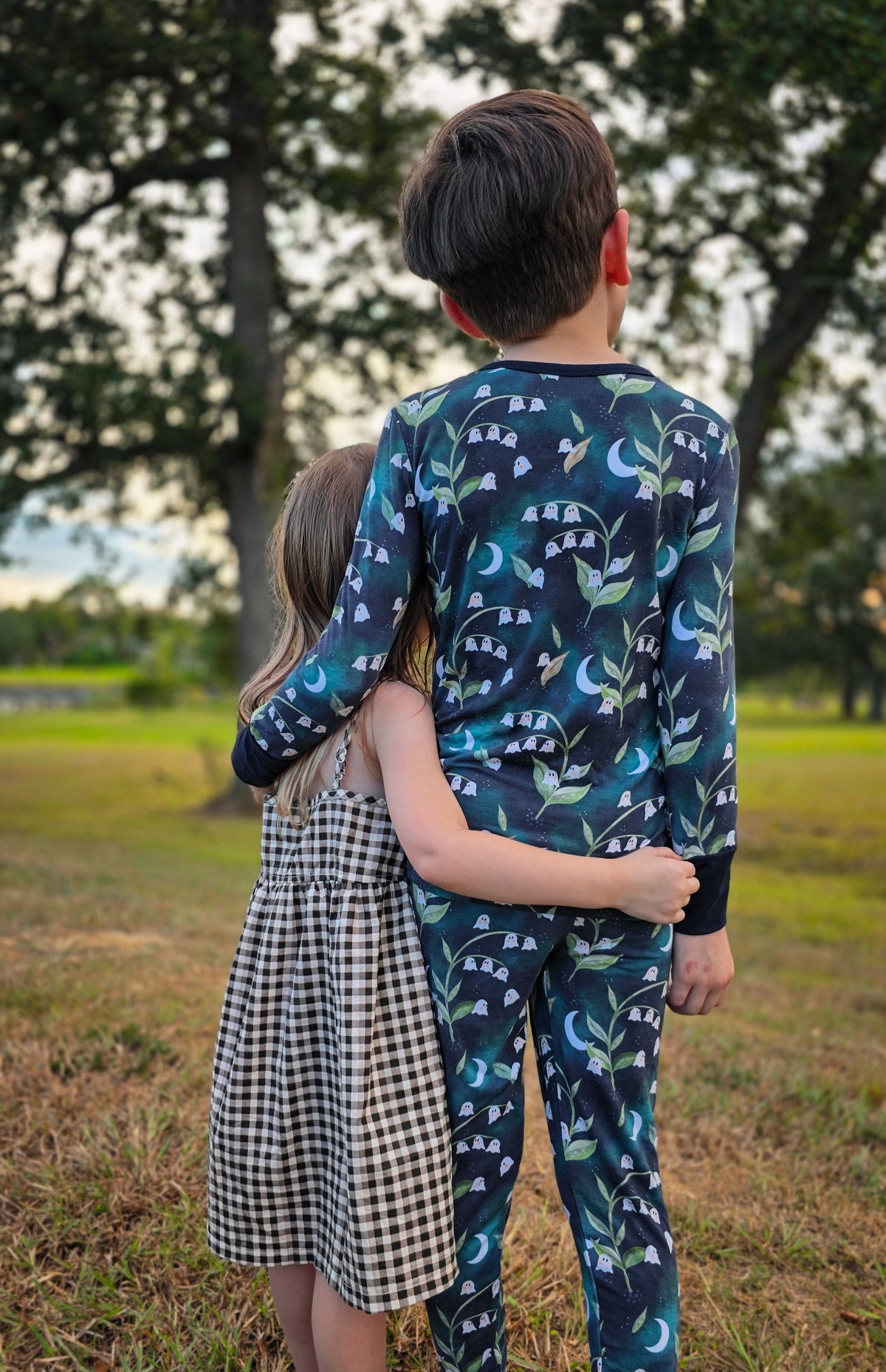 Boo Bells in Moonlight Two-Piece Pajama Set