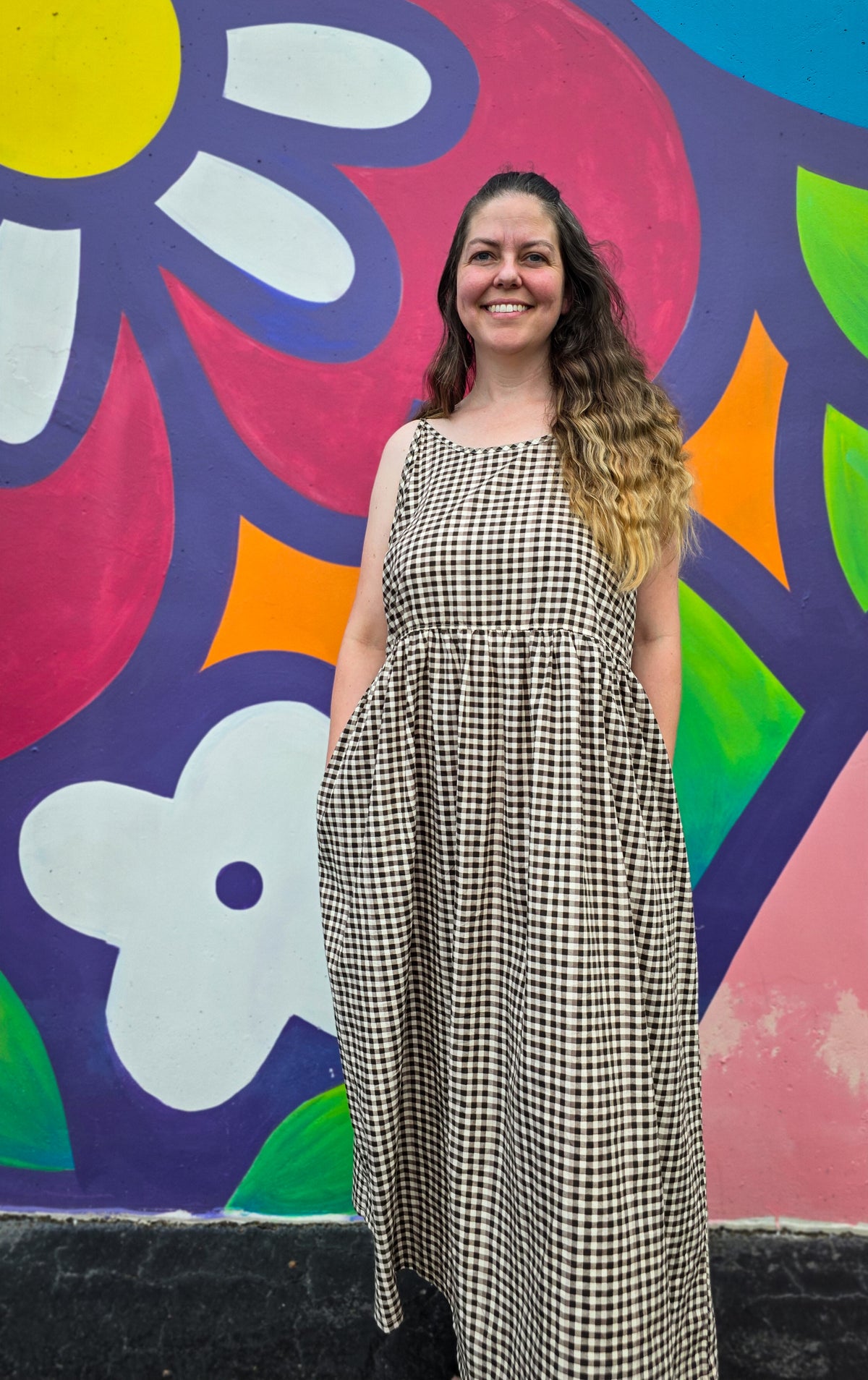 Charcoal Checkers Women's Wander Dress
