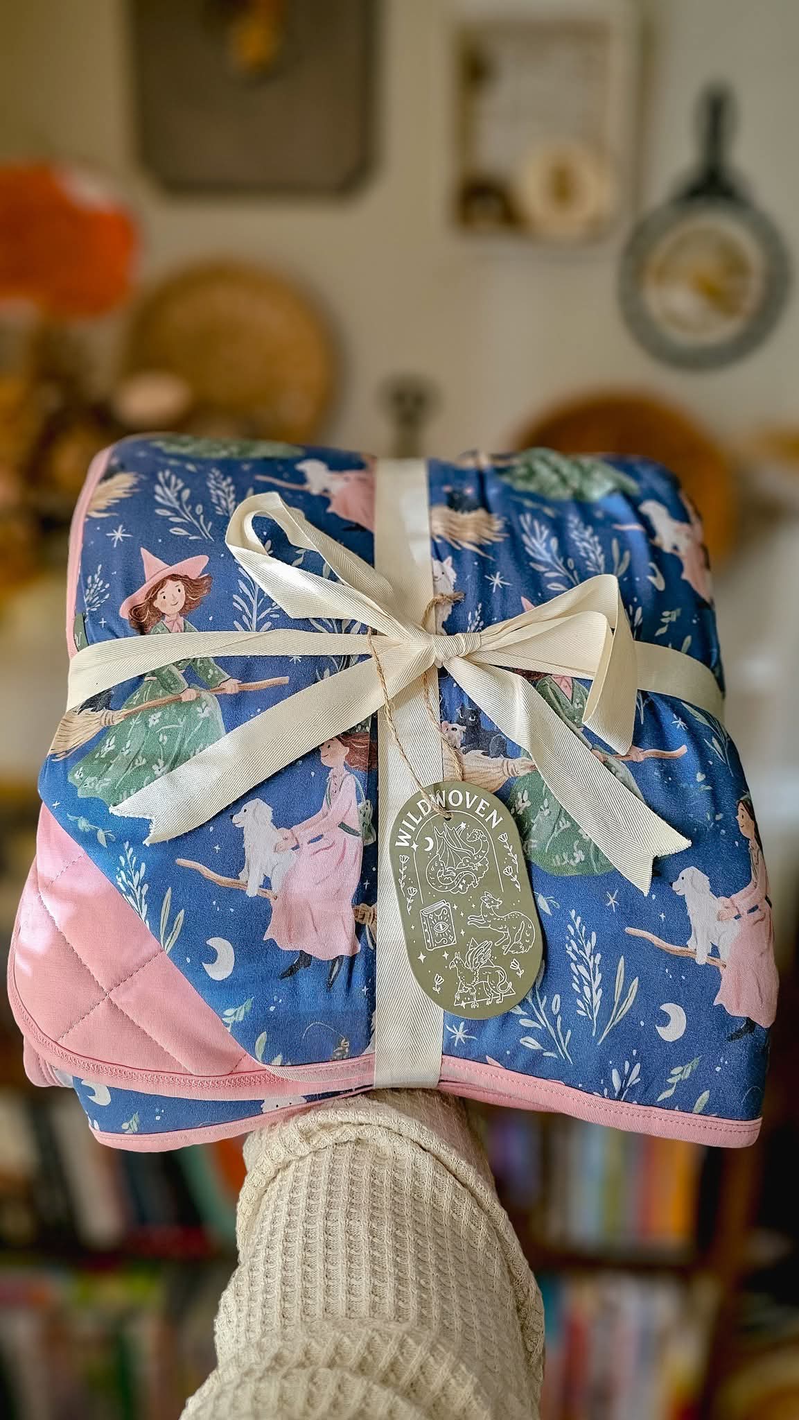 Familiar Flight Quilted Oversized Blanket