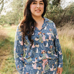 Familiar Flight Women's Relaxed Long-Sleeve PJ Set