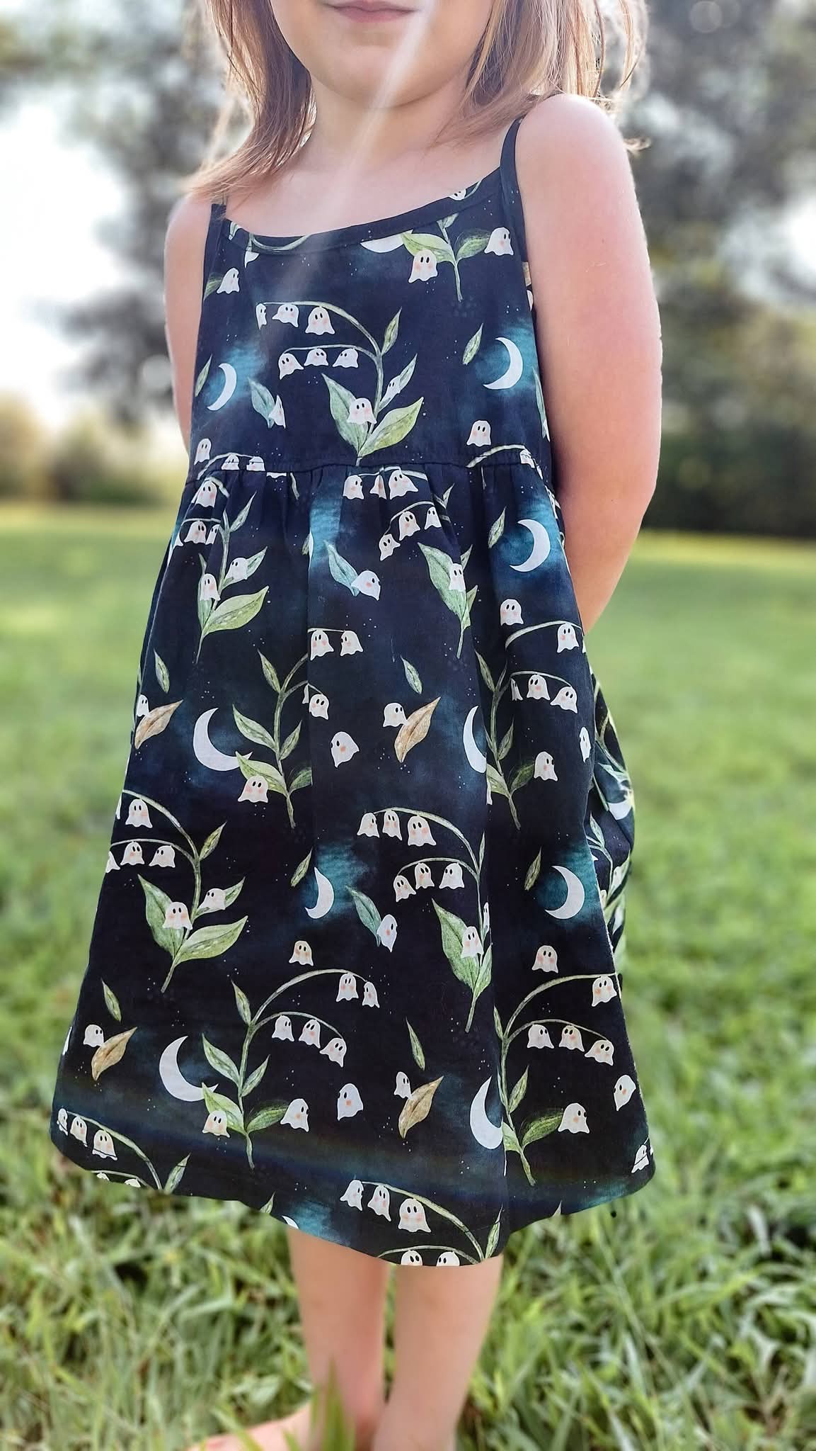 Boo Bells in Moonlight Kids Wander Dress