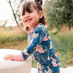 Familiar Flight Zip Romper
