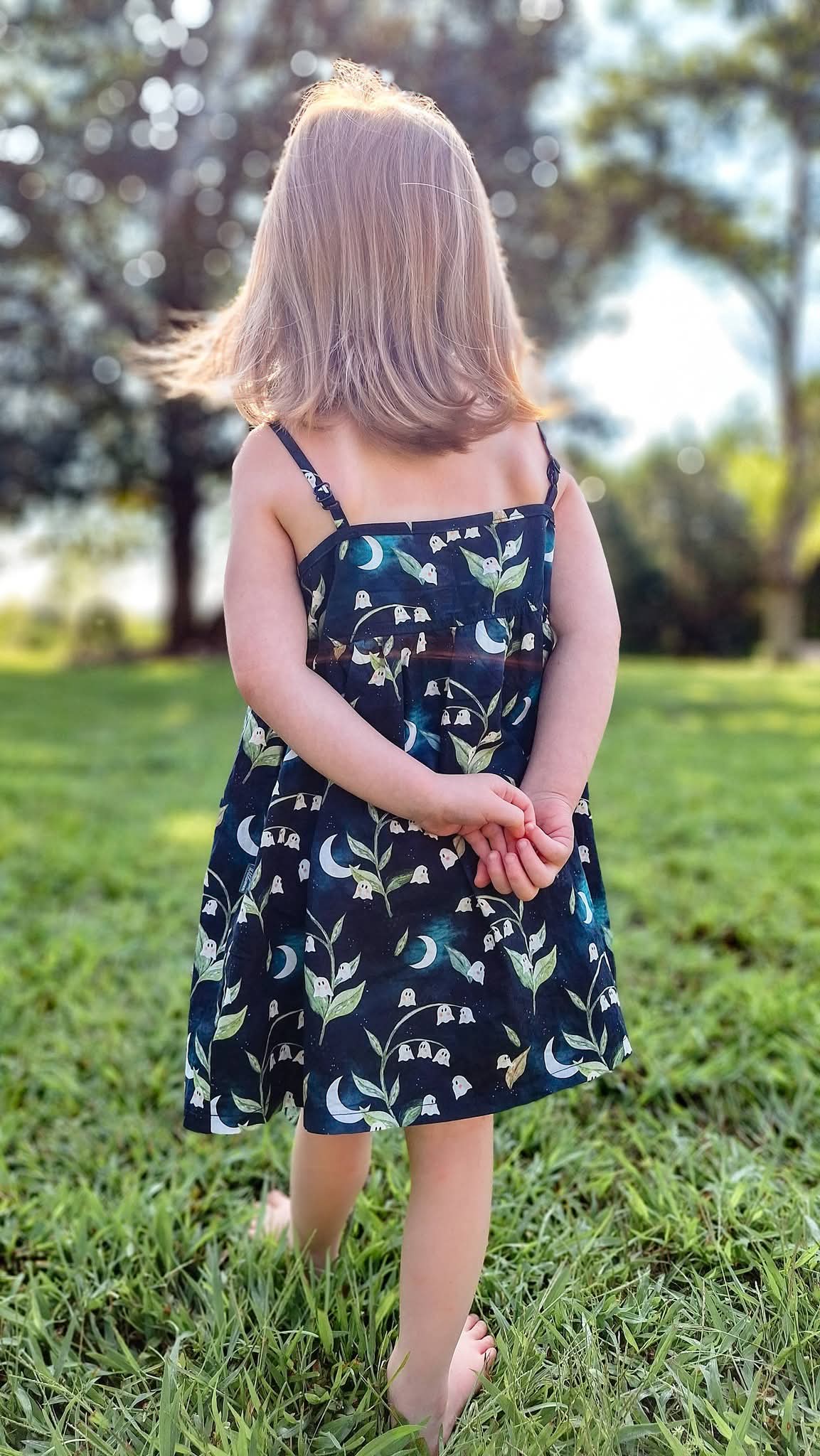 Boo Bells in Moonlight Kids Wander Dress