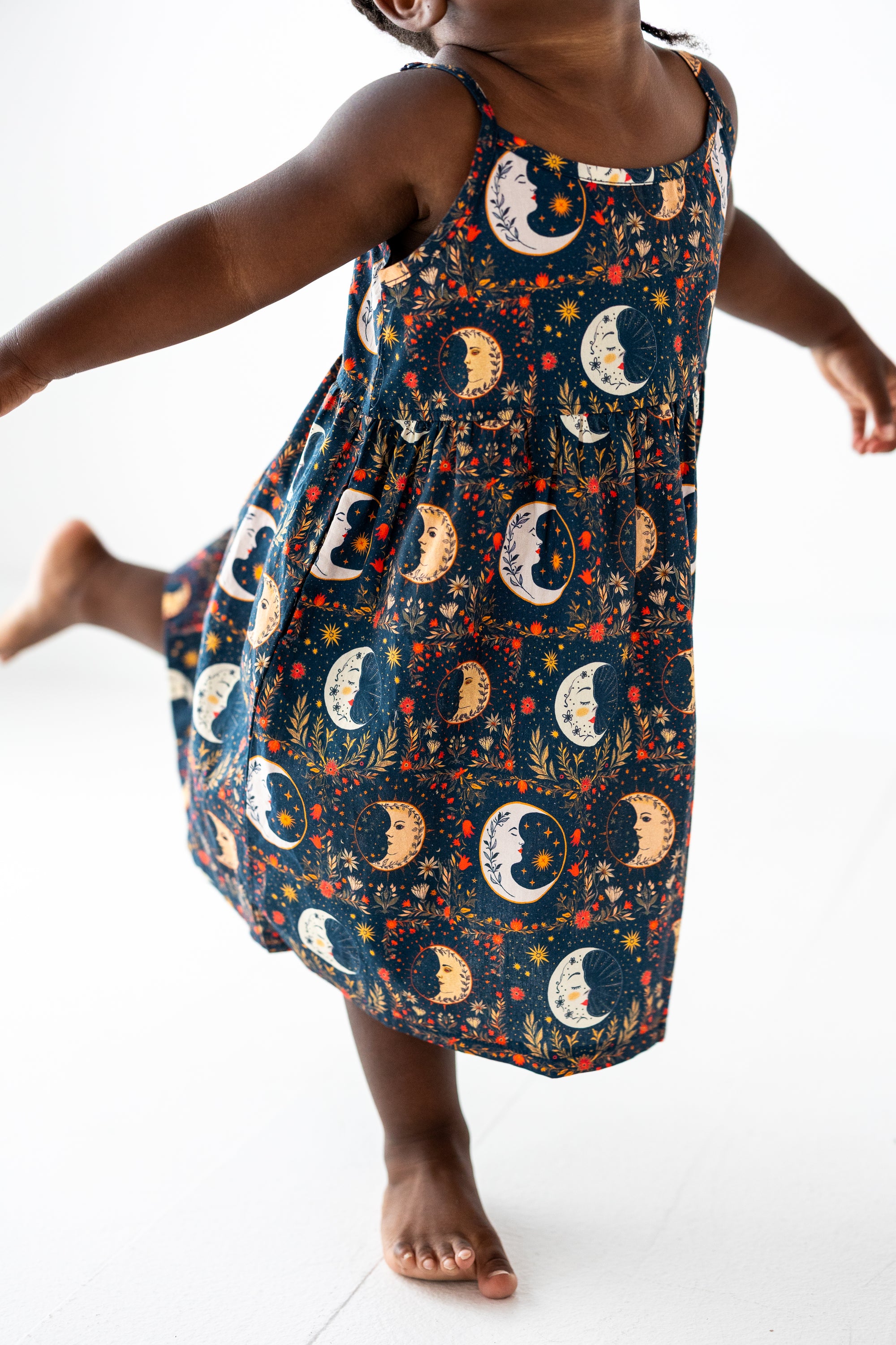 Boho Moons Kids Wander Dress (Big Kid)