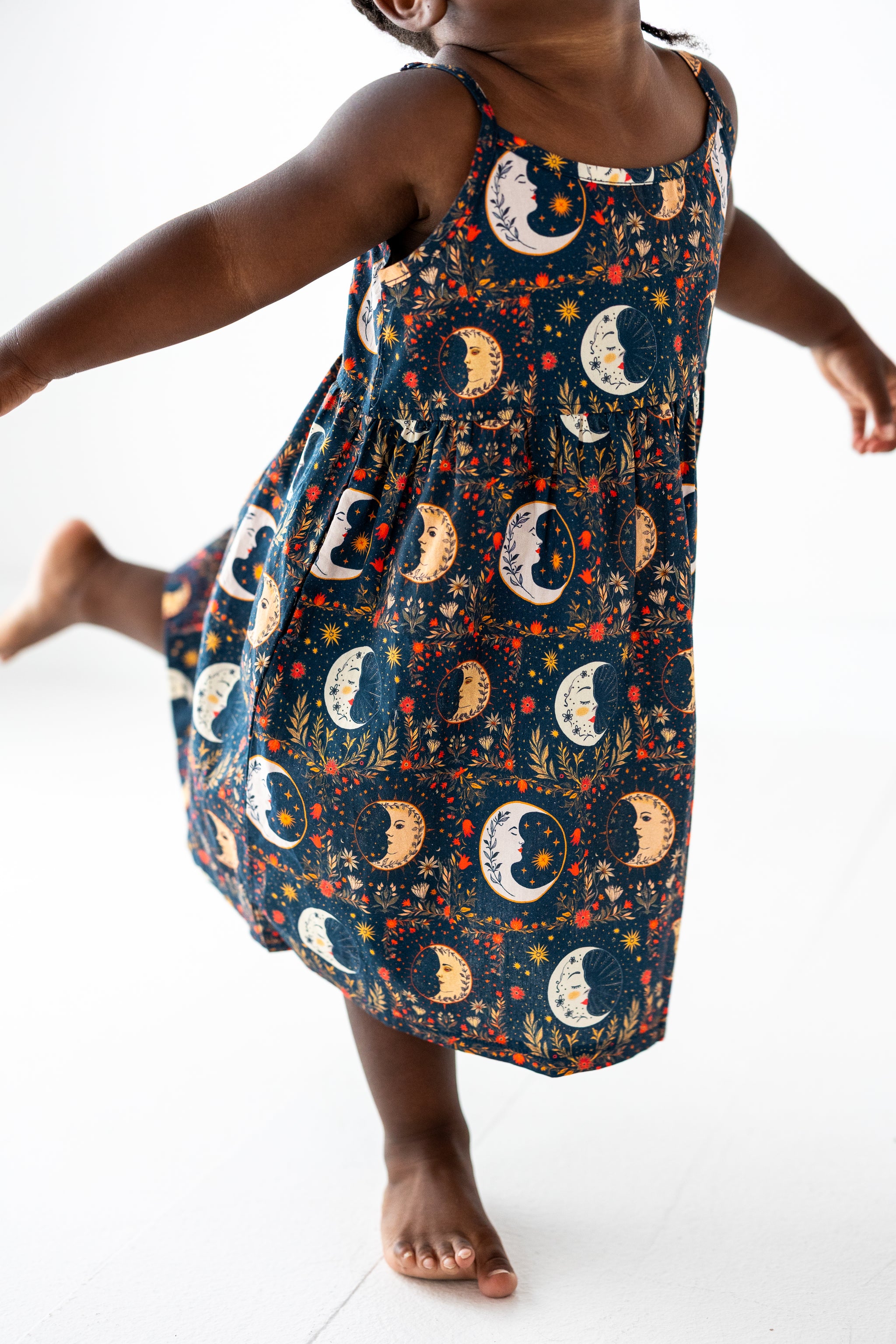 Boho Moons Kids Wander Dress (Big Kid)