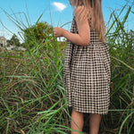 Charcoal Checkers Kids Wander Dress
