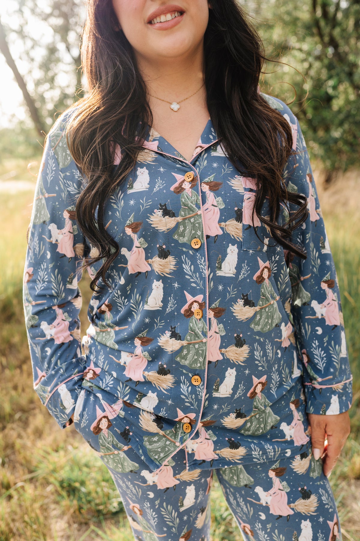 Familiar Flight Women's Relaxed Long-Sleeve PJ Set