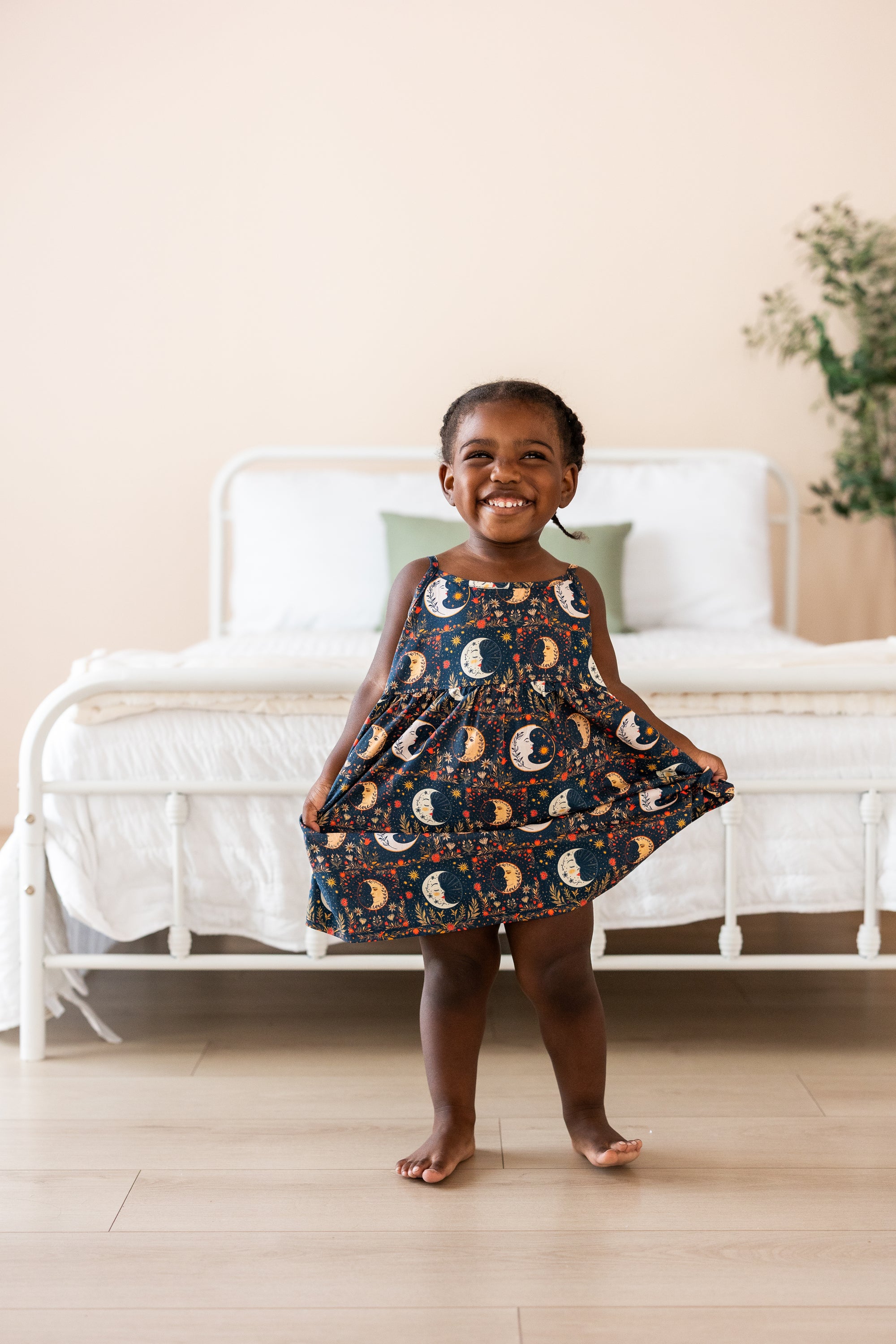 Boho Moons Kids Wander Dress (Little Kid)