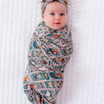 Swaddle Set in Gardenthyme