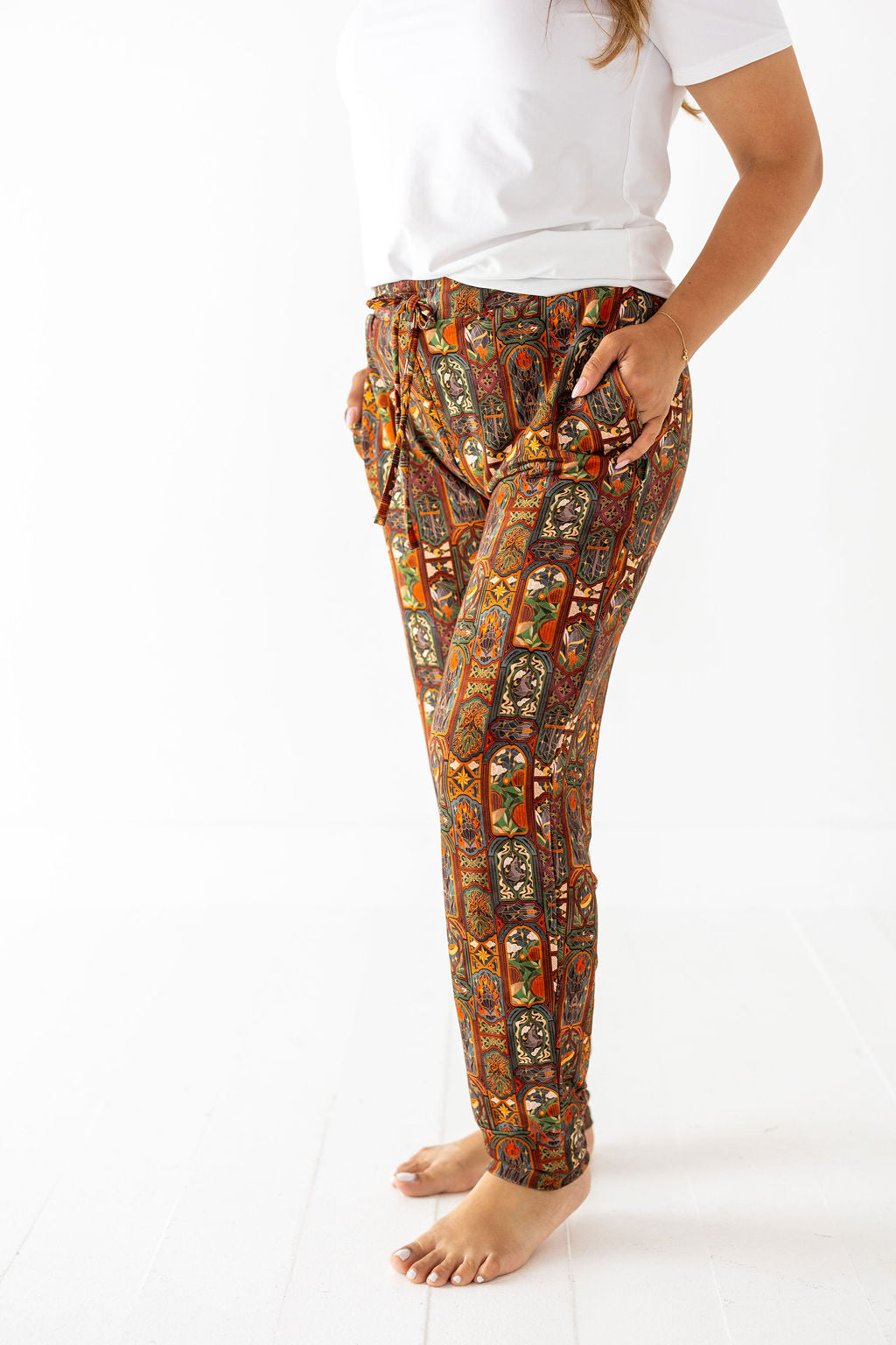 LOTR Stained Glass Adult Joggers — lifestyle
