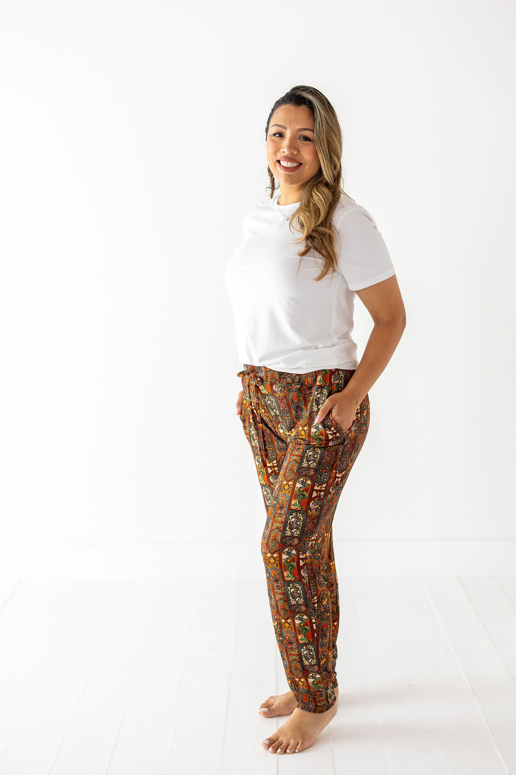 LOTR Stained Glass Adult Joggers — lifestyle