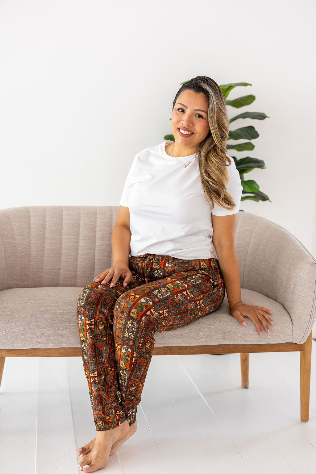 LOTR Stained Glass Adult Joggers — lifestyle