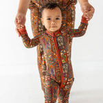 LOTR Stained Glass Zip Romper — lifestyle