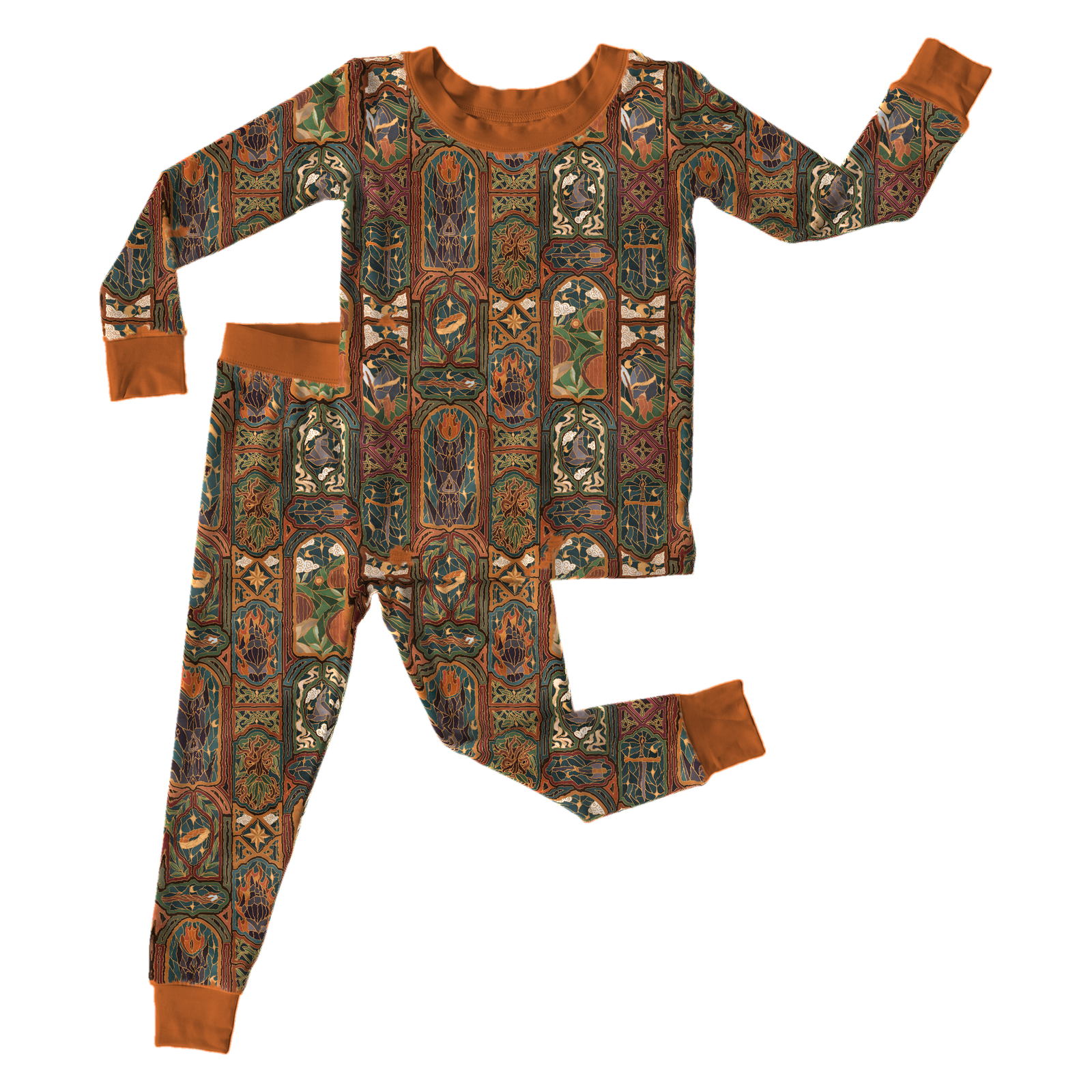 The Lord of the Rings™ Stained Glass Two-Piece Pajama Set