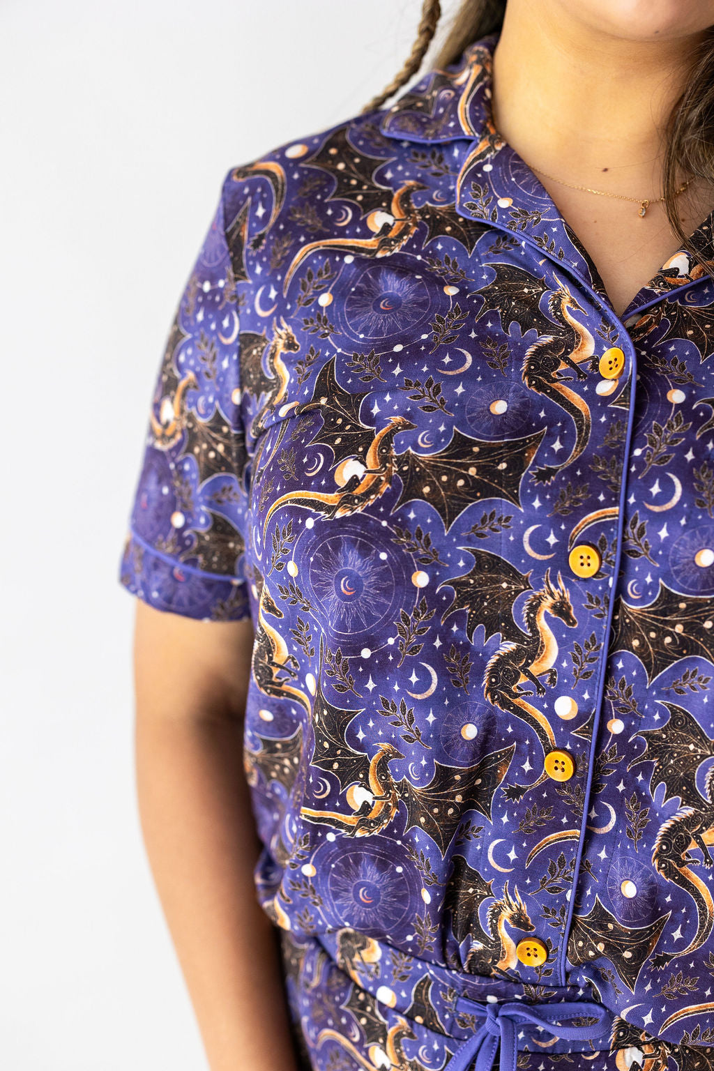 Violent Skies Womens Short-Sleeve PJ Set — lifestyle