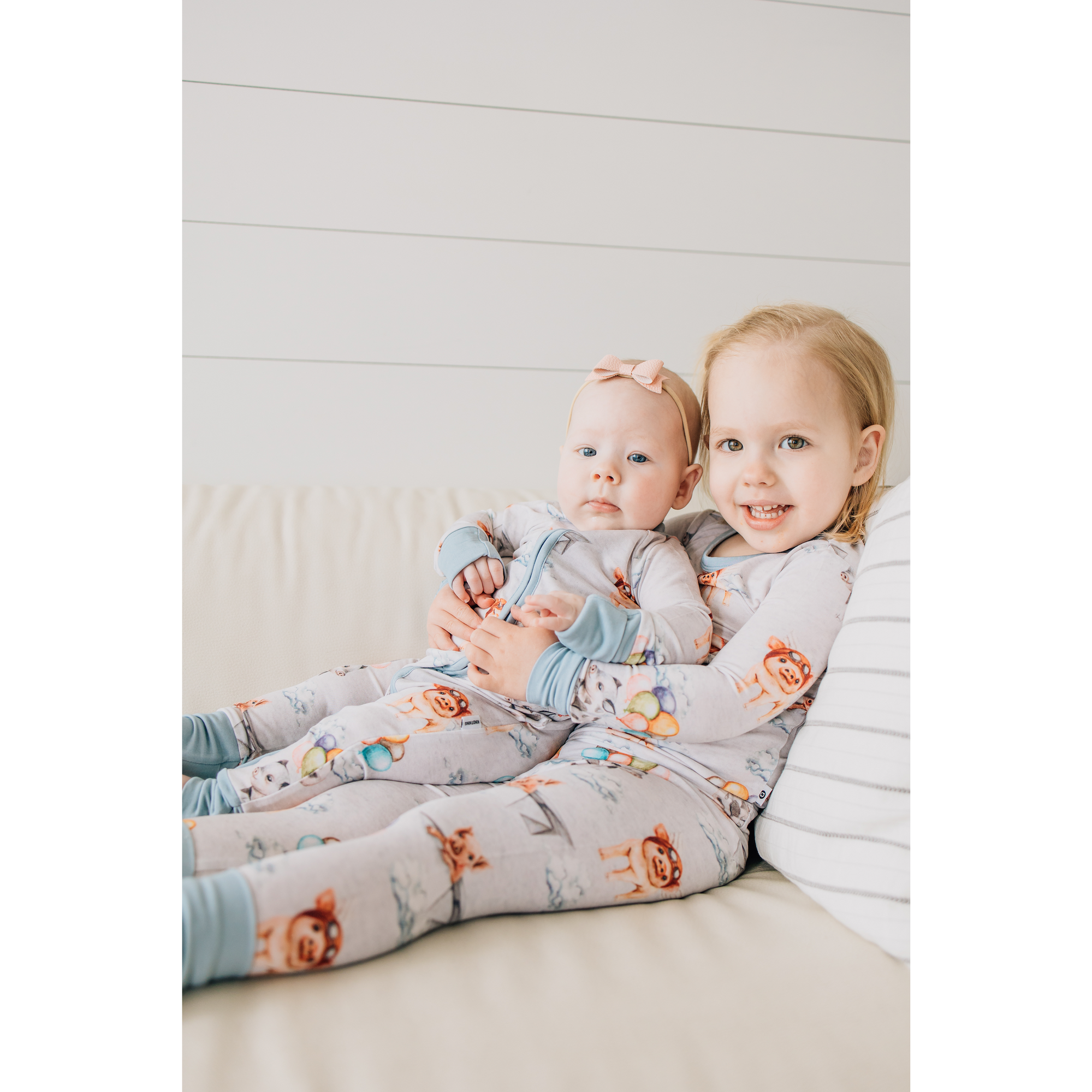 When Pigs Fly Two-Piece Pajama Set